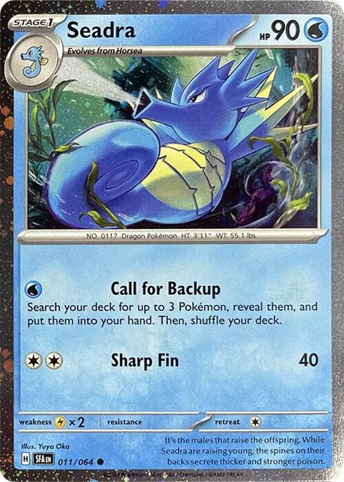Seadra 011/064 (Cosmos Holo) Holofoil Miscellaneous Cards & Products Seadra 011/064 (Cosmos Holo) Holofoil Miscellaneous Cards & Products