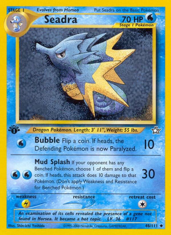 Seadra 048/111 1st Edition Neo Genesis Seadra 048/111 1st Edition Neo Genesis