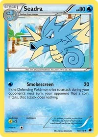 Seadra | 19/116 | Reverse Holofoil | Plasma Freeze