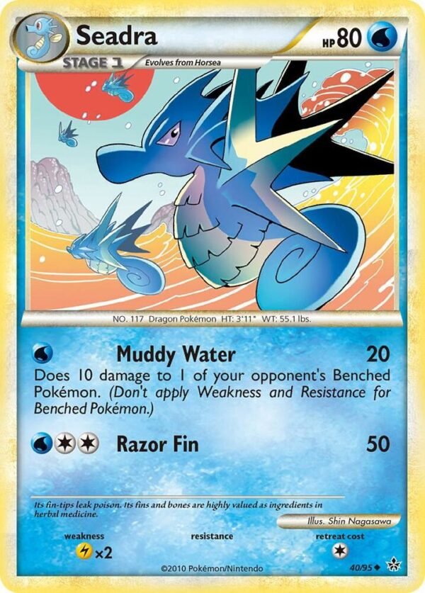 Seadra 40/95 Reverse Holofoil Unleashed