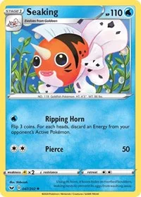 Seaking | 047/202 | Reverse Holofoil | SWSH01: Sword & Shield Base Set