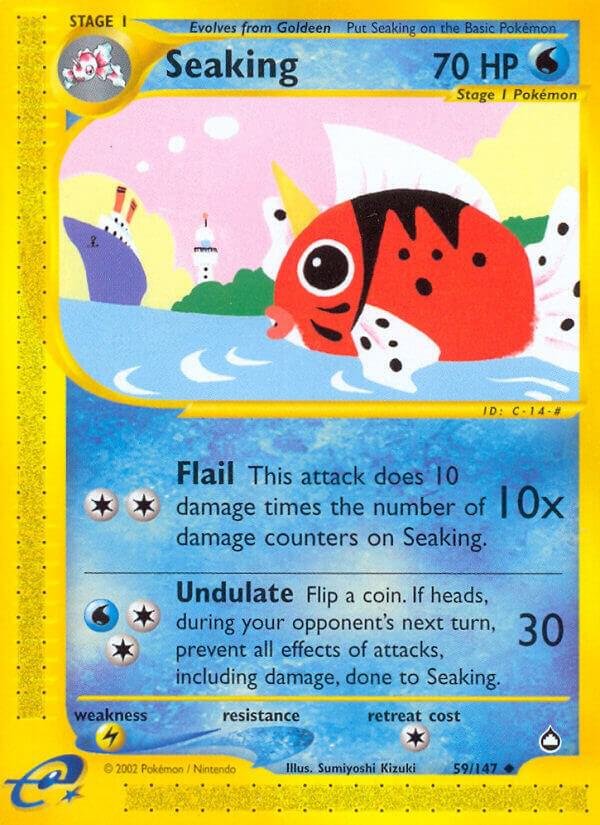 Seaking 059/147 Reverse Holofoil Aquapolis