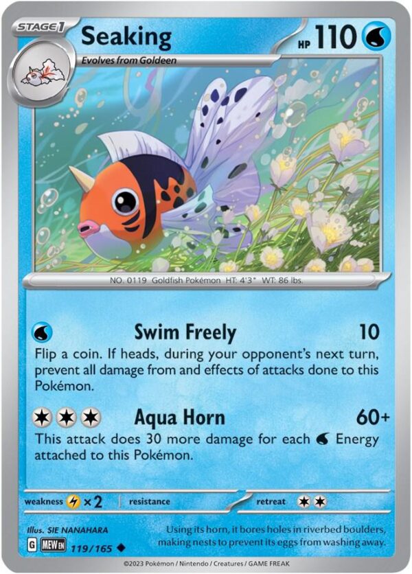 Seaking 119/165 Normal SV: Scarlet & Violet 151 Seaking 119/165 Normal SV: Scarlet & Violet 151