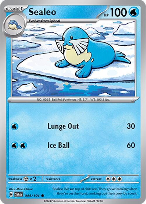 Sealeo 044/191 Reverse Holofoil SV08: Surging Sparks Sealeo 044/191 Reverse Holofoil SV08: Surging Sparks