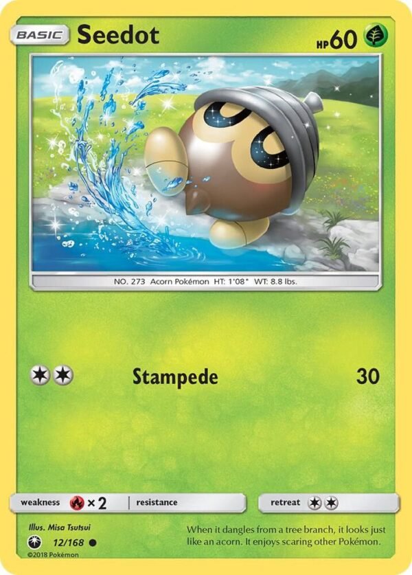Seedot (12) 12/168 Normal SM – Celestial Storm Seedot (12) 12/168 Normal SM – Celestial Storm