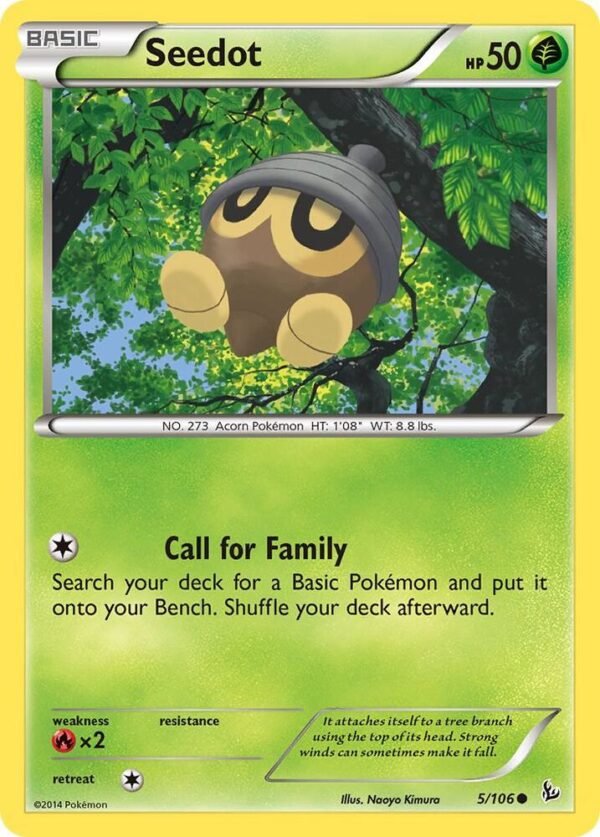 Seedot 5/106 Normal XY – Flashfire