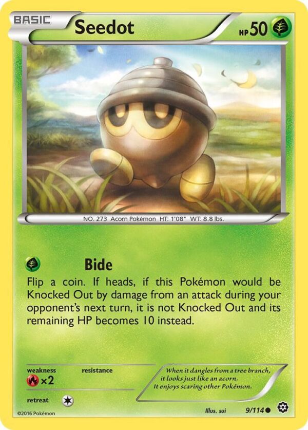 Seedot 9/114 Normal XY – Steam Siege