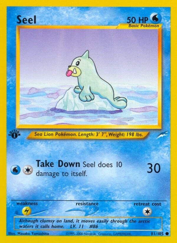Seel 081/105 1st Edition Neo Destiny