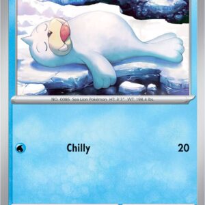 Seel 086/165 Normal SV: Scarlet & Violet 151 Seel 086/165 Normal SV: Scarlet & Violet 151