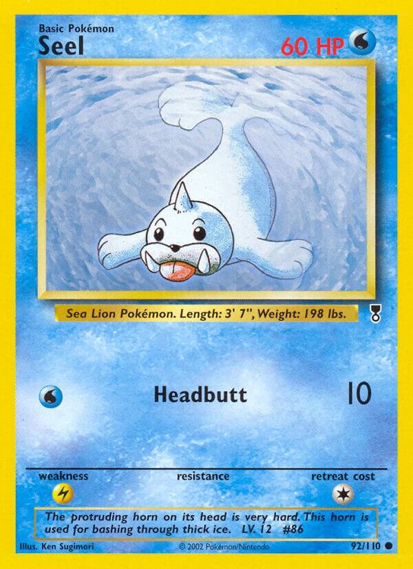 Seel 092/110 Reverse Holofoil Legendary Collection