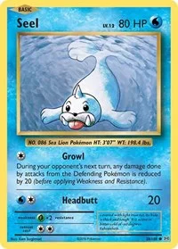 Seel | 28/108 | Normal | XY - Evolutions