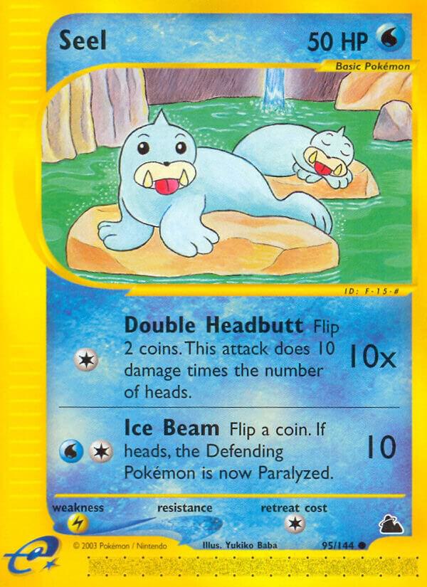 Seel (95) 095/144 Reverse Holofoil Skyridge