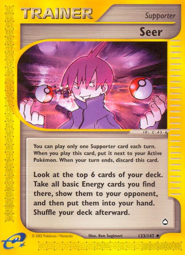 Seer 133/147 Reverse Holofoil Aquapolis Seer 133/147 Reverse Holofoil Aquapolis