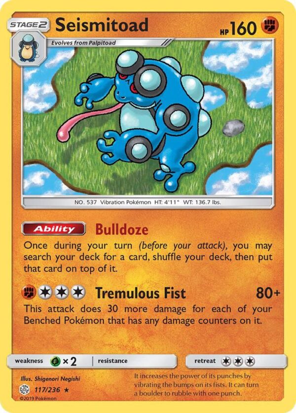 Seismitoad 117/236 Normal SM – Cosmic Eclipse