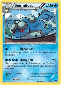 Seismitoad | 35/122 | Reverse Holofoil | XY - BREAKpoint