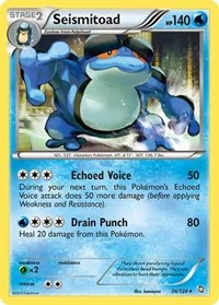 Seismitoad | 36/124 | Reverse Holofoil | Dragons Exalted