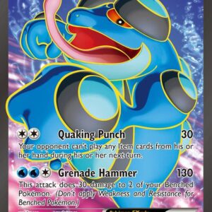 Seismitoad EX (106 Full Art) 106/111 Holofoil XY – Furious Fists Seismitoad EX (106 Full Art) 106/111 Holofoil XY – Furious Fists