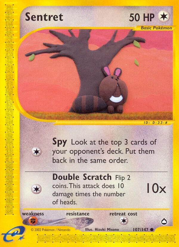 Sentret 107/147 Reverse Holofoil Aquapolis