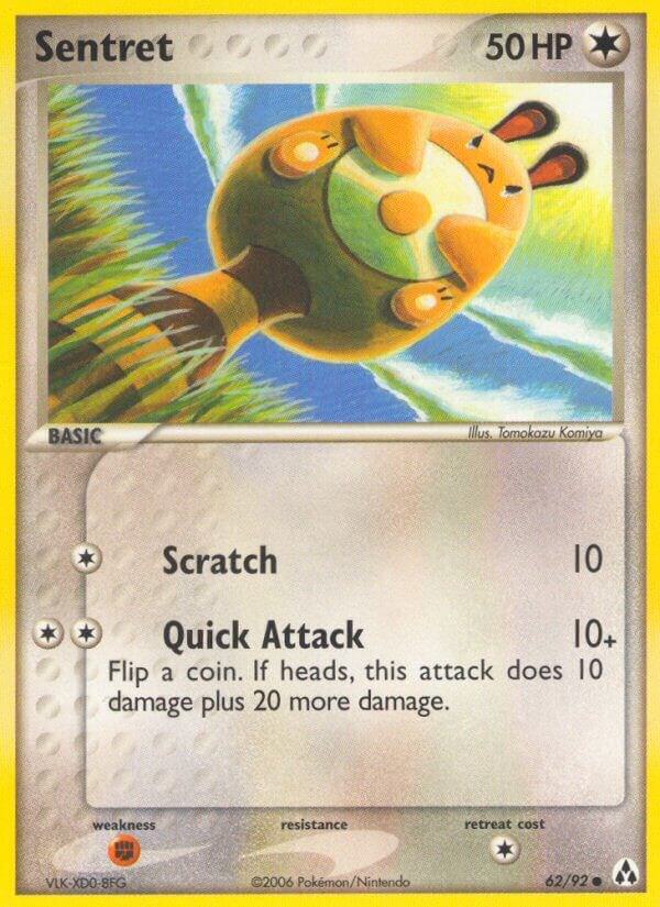 Sentret 62/92 Reverse Holofoil Legend Maker