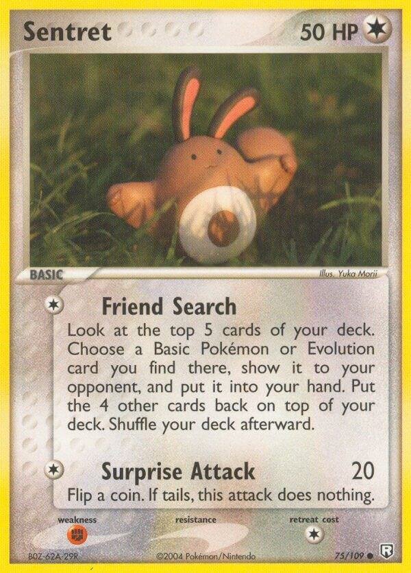 Sentret 75/109 Reverse Holofoil Team Rocket Returns Sentret 75/109 Reverse Holofoil Team Rocket Returns