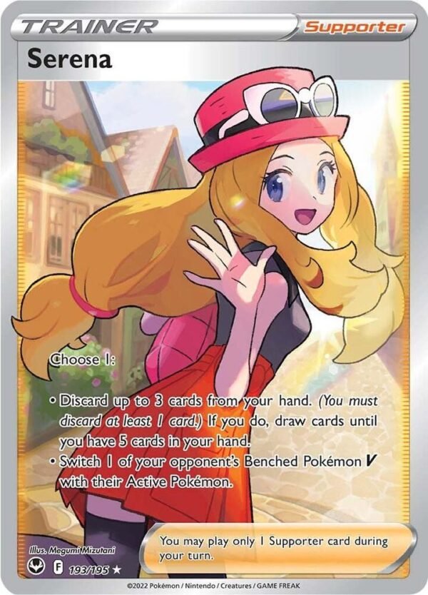 Serena (Full Art) 193/195 Holofoil SWSH12: Silver Tempest Serena (Full Art) 193/195 Holofoil SWSH12: Silver Tempest