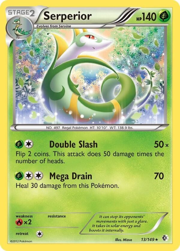 Serperior 13/149 Reverse Holofoil Boundaries Crossed Serperior 13/149 Reverse Holofoil Boundaries Crossed