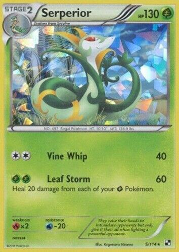 Serperior 5/114 (Cracked Ice Holo) 005/114 Holofoil Deck Exclusives