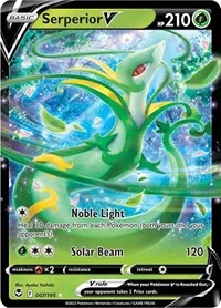 Serperior V | 007/195 | Holofoil | SWSH12: Silver Tempest