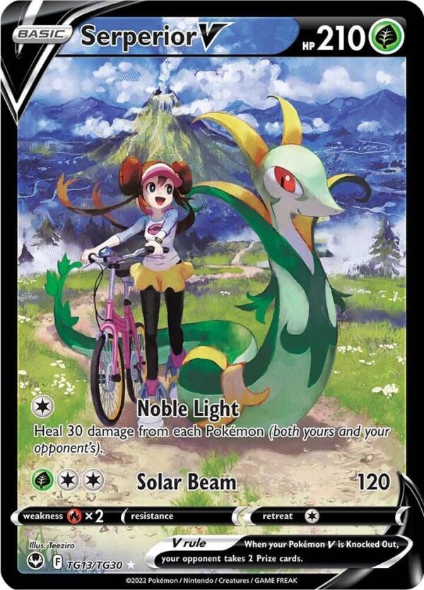 Serperior V TG13/TG30 Holofoil SWSH12: Silver Tempest Trainer Gallery Serperior V TG13/TG30 Holofoil SWSH12: Silver Tempest Trainer Gallery