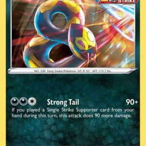 Seviper 102/198 Reverse Holofoil SWSH06: Chilling Reign Seviper 102/198 Reverse Holofoil SWSH06: Chilling Reign
