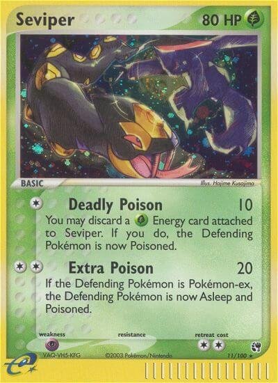 Seviper 11/100 Reverse Holofoil Sandstorm