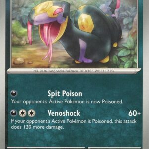 Seviper 128/198 Reverse Holofoil SV01: Scarlet & Violet Base Set Seviper 128/198 Reverse Holofoil SV01: Scarlet & Violet Base Set