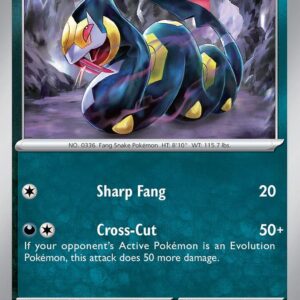 Seviper 137/193 Normal SV02: Paldea Evolved Seviper 137/193 Normal SV02: Paldea Evolved