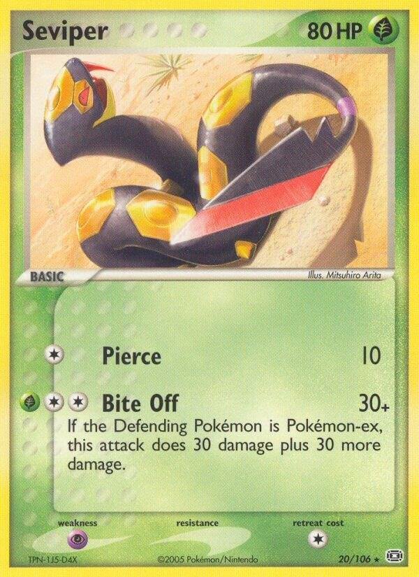 Seviper 20/106 Normal Emerald Seviper 20/106 Normal Emerald