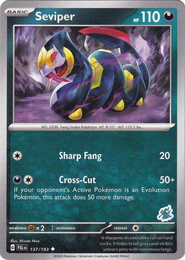 Seviper Darkrai Deck 137/193 Normal Battle Academy 2024