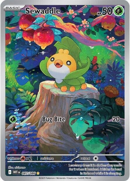 Sewaddle 087/086 Holofoil SV: White Flare Sewaddle 087/086 Holofoil SV: White Flare