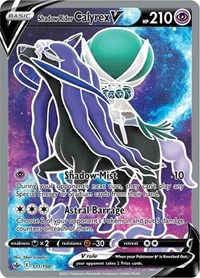 Shadow Rider Calyrex V (Full Art) | 171/198 | Holofoil | SWSH06: Chilling Reign