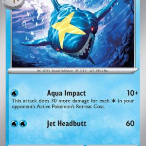Sharpedo 047/197 Reverse Holofoil SV03: Obsidian Flames