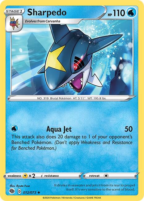 Sharpedo 12/73 Reverse Holofoil Champion’s Path