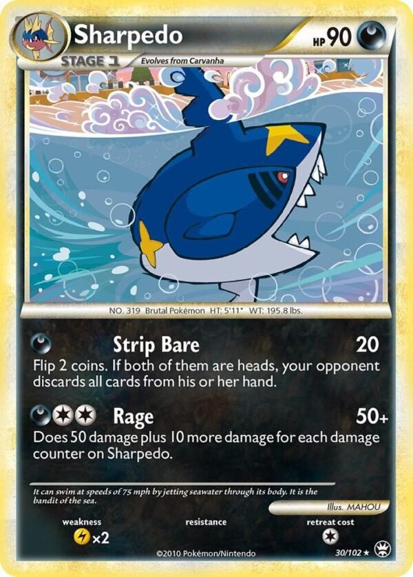 Sharpedo 30/102 Normal Triumphant