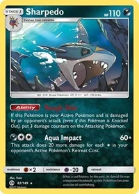 Sharpedo | 82/149 | Reverse Holofoil | SM Base Set