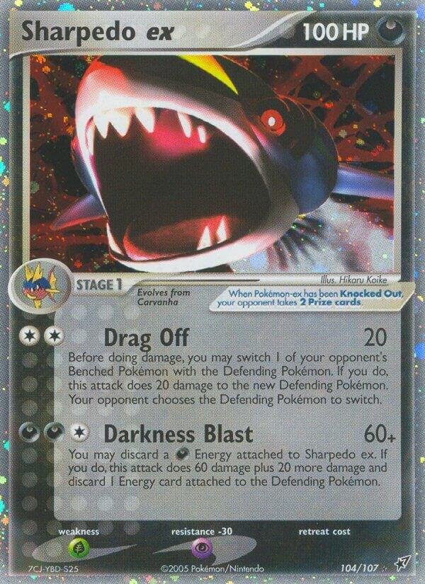Sharpedo ex 104/107 Normal Deoxys Sharpedo ex 104/107 Normal Deoxys