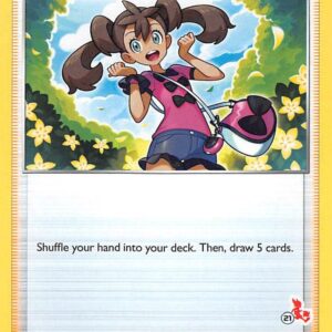 Shauna 240/264 (#21 Cinderace Stamped) Normal Battle Academy 2022