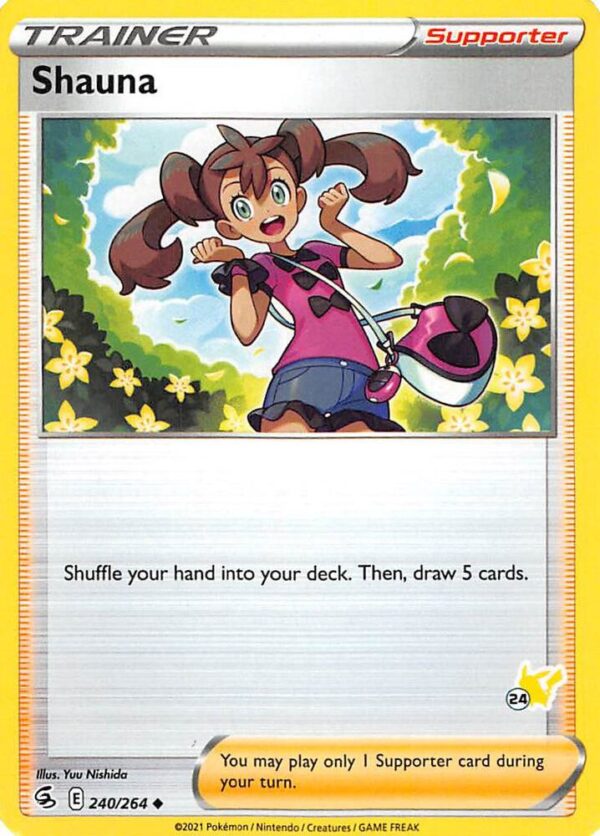 Shauna 240/264 (#24 Pikachu Stamped) Normal Battle Academy 2022