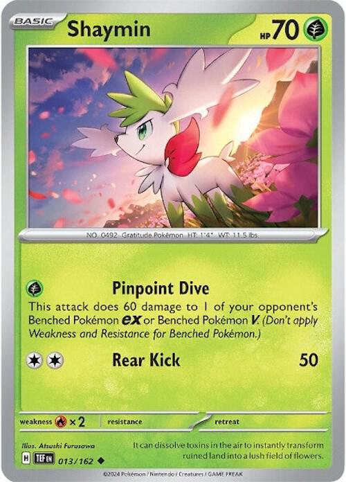 Shaymin 013/162 Reverse Holofoil SV05: Temporal Forces