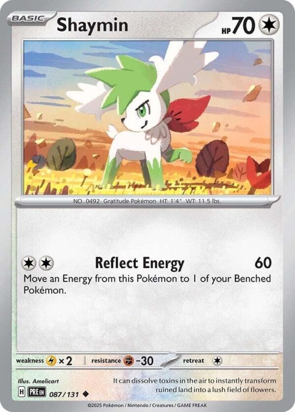 Shaymin 087/131 Normal SV: Prismatic Evolutions Shaymin 087/131 Normal SV: Prismatic Evolutions