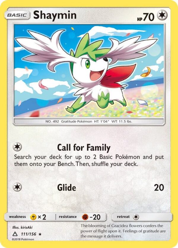 Shaymin (111) 111/156 Reverse Holofoil SM – Ultra Prism