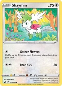 Shaymin | 115/159 | Reverse Holofoil | Crown Zenith