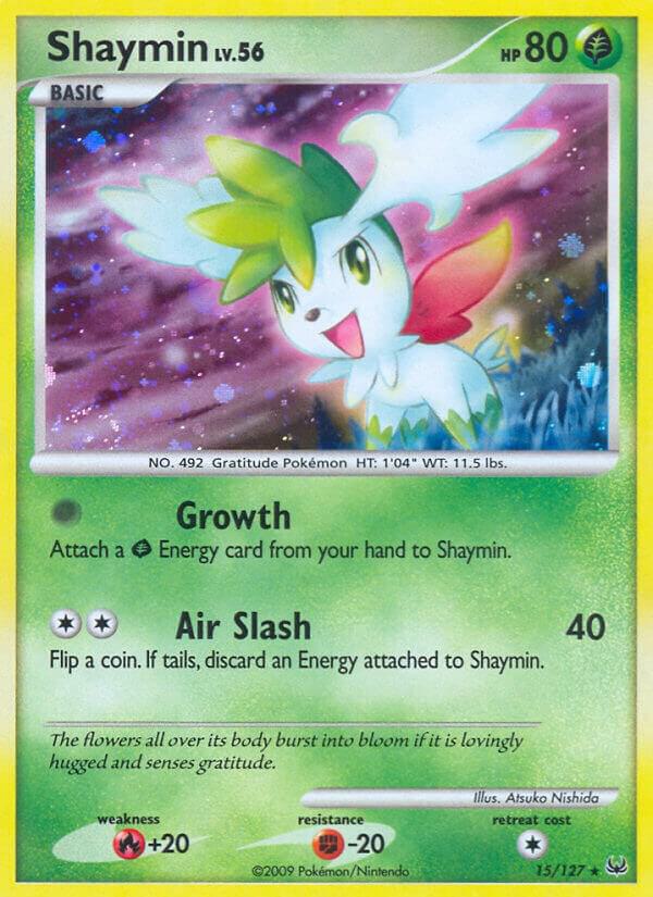 Shaymin (15) 15/127 Holofoil Platinum Shaymin (15) 15/127 Holofoil Platinum