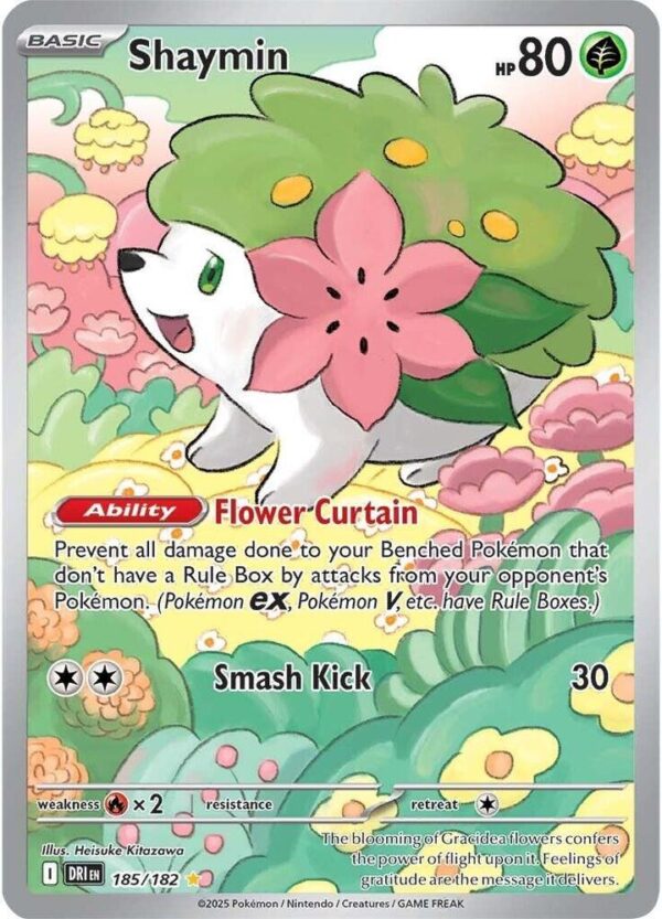 Shaymin 185/182 Holofoil SV10: Destined Rivals Shaymin 185/182 Holofoil SV10: Destined Rivals